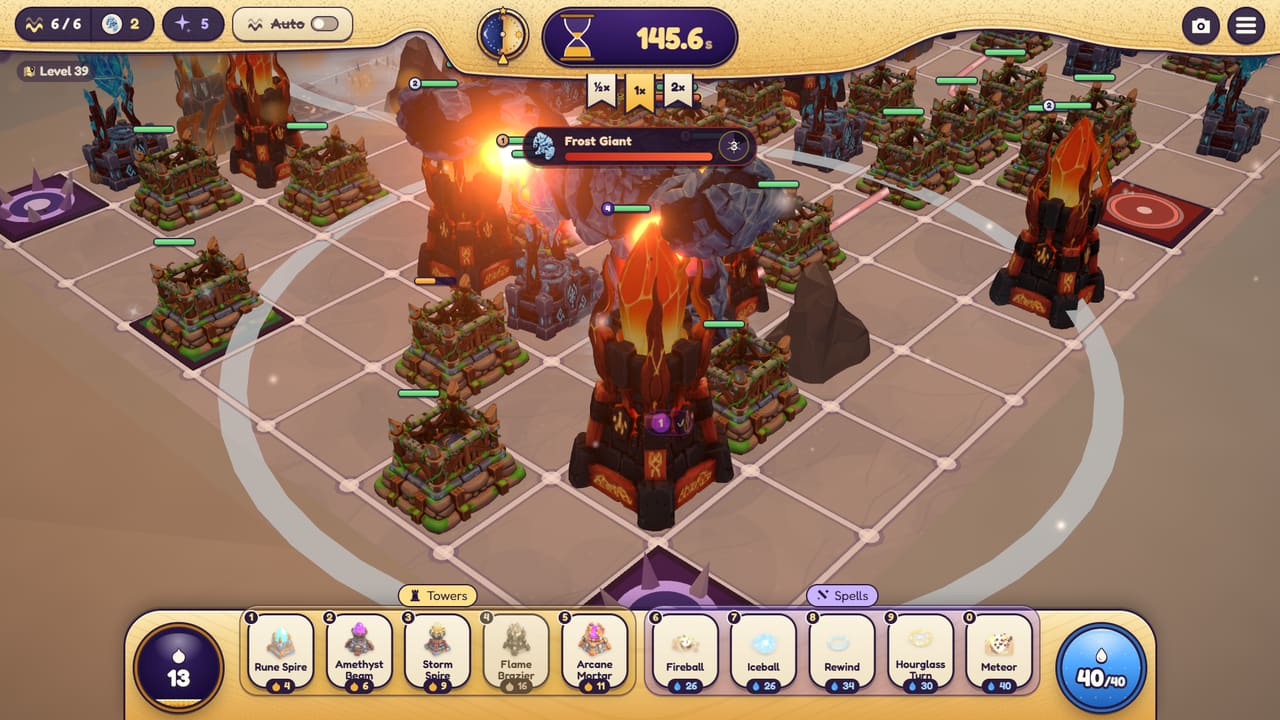 The Frost Giant: Snowveil’s boss freezes your towers