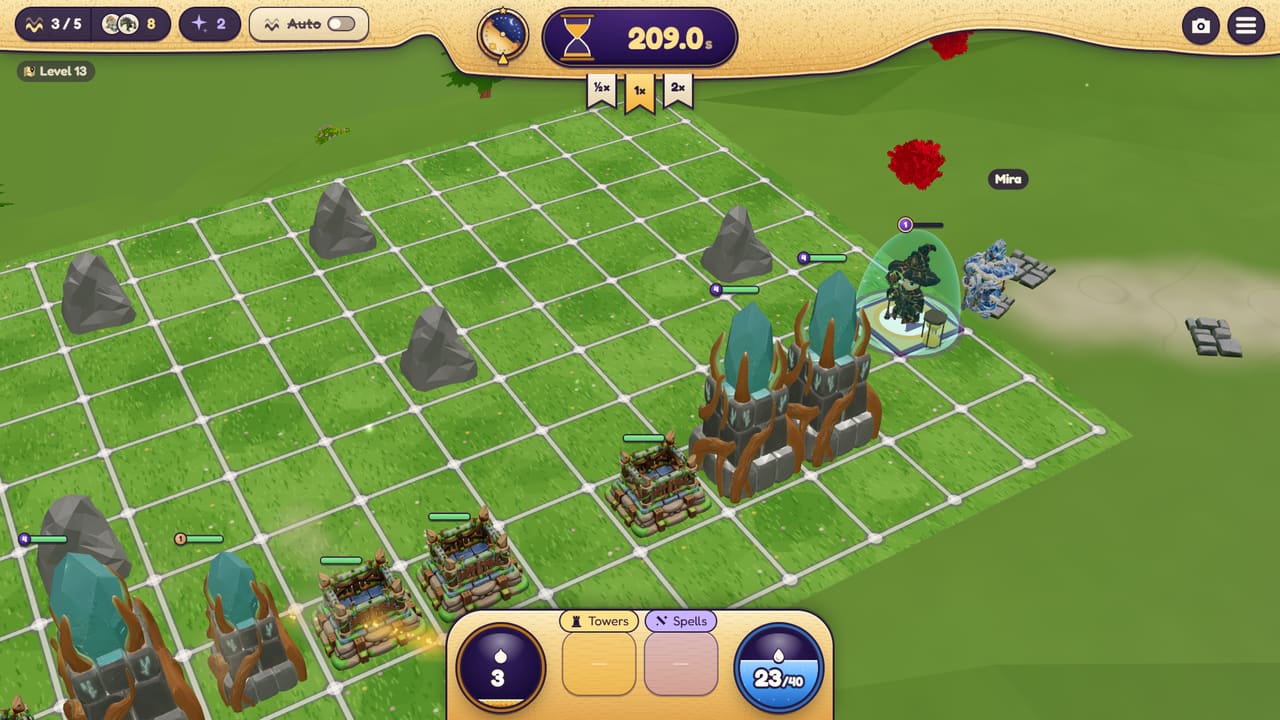 Co-op: Two wizards, one board: lava set and glacier set