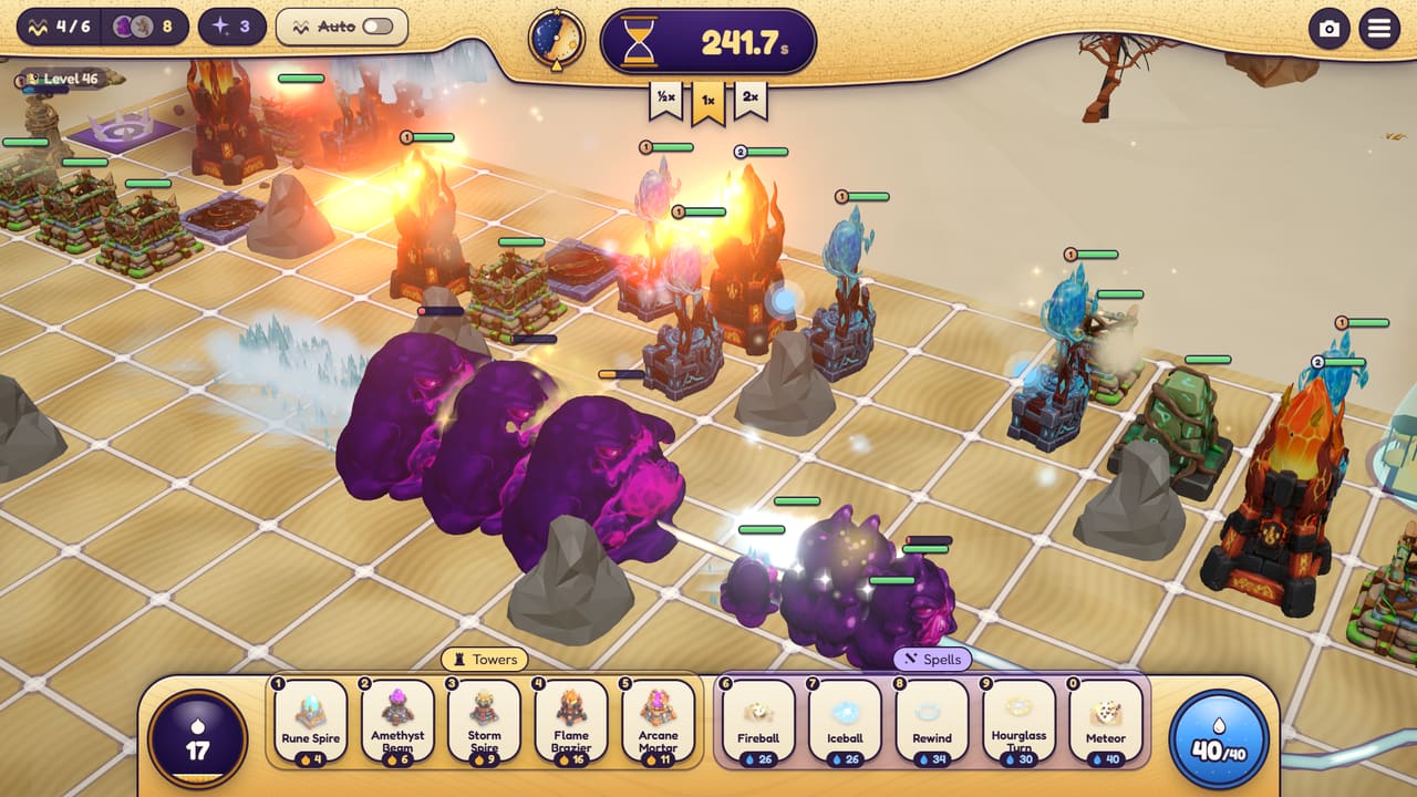 Sunscorch Dunes: A sand dragon pack in the maze